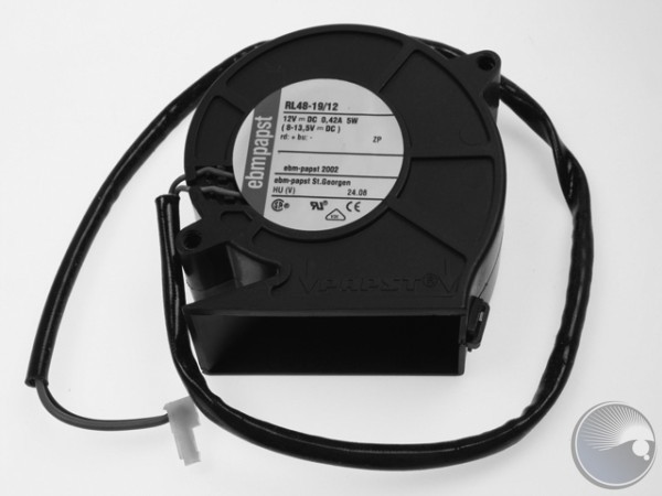 Martin Fan 12V DC centrif w.plug 43cm