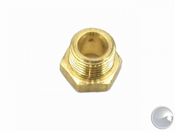 Tubing nut 6mm brass