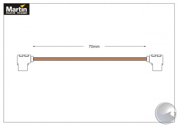 Wire brown 1x1,5# 9cm