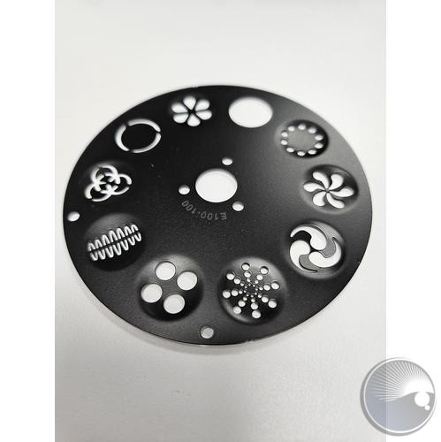 Gobo wheel E100-100 ∅92.5*0.5 (BOM#13.Head)