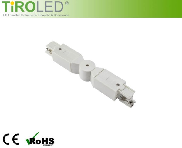Flex-Verbinder für 3-Phasen Schienen | weiß | Pro-M435