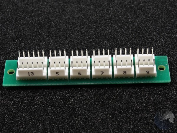 PCBA Connec.10x4pol+2x6 printed