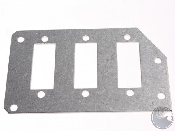 Plate for connector with Silkprint