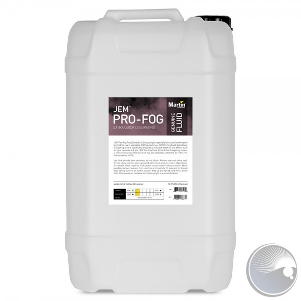 Martin JEM Low-Fog Fluid, Quick Dissipating, 25 l