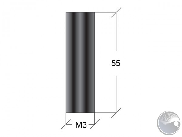 M3x55 stand off f7/f7 black