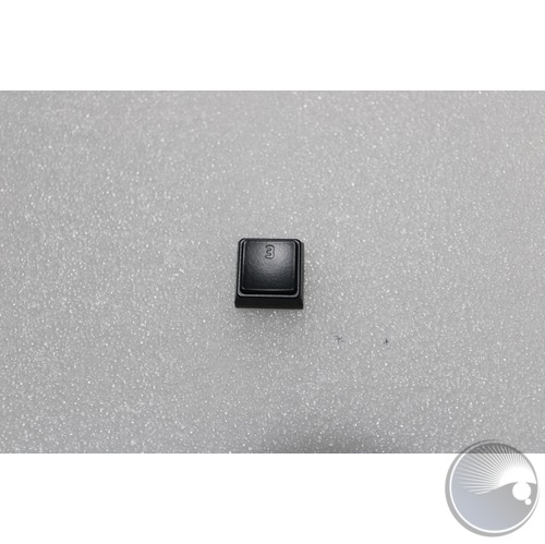 Plastic Moulding KeyCap "3" backlit 1X1