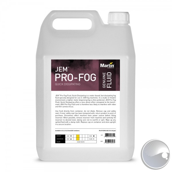 Martin JEM Pro-Fog Fluid, Quick Dissipating, 4x 5 l