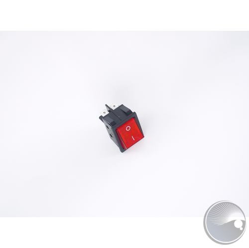 Red power switch RS606B (BOM#30)