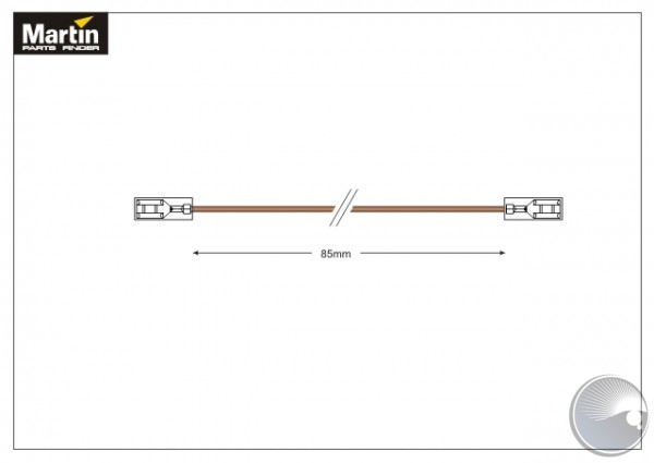 Wire brown 1x0,75# 11cm