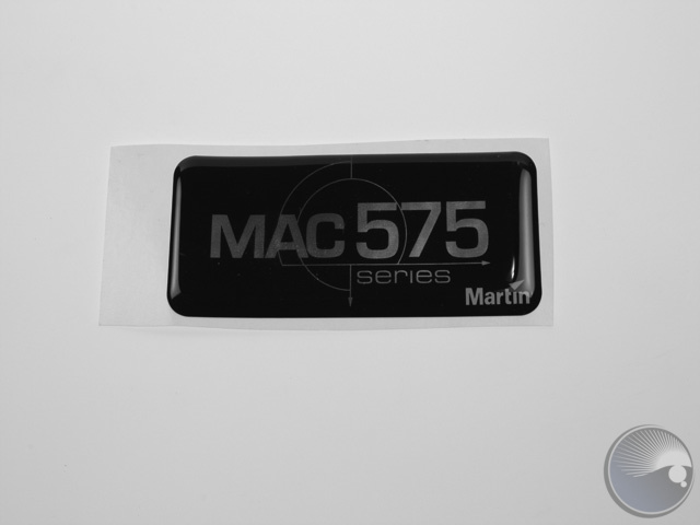 MAC575 head cover 3D label
