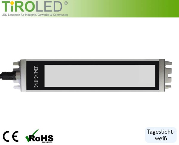 18 Watt LED Maschinenleuchte | 24V | flache Einbauleuchte | 1500 lm | tageslichtweiß - 6000 K | IP67