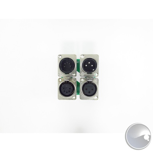 METAL DMX V1 LEQUN XLR PCB - Z01002V01 (BOM#28)