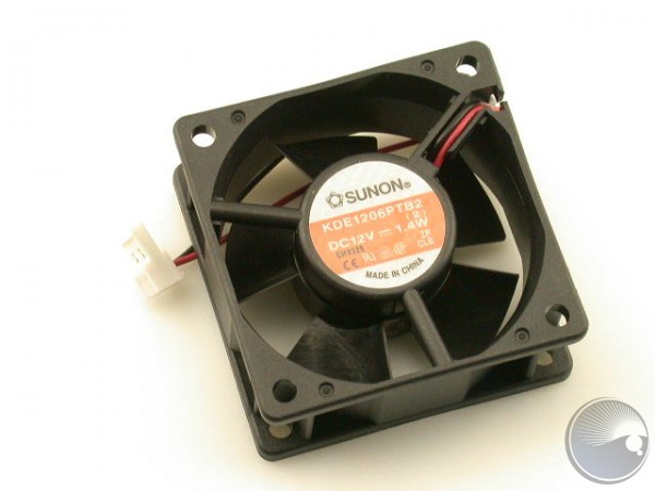 Fan 12V DC 2.25` with plug 80m