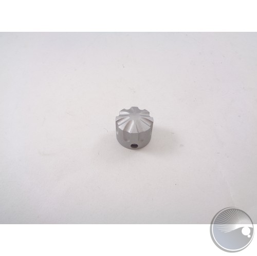 Plastic Moulding Fluted Knob 22mmØ Silver