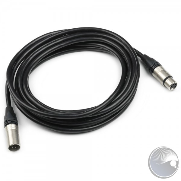 Hybrid Power+Data Cable XLR4-XLR4 5m