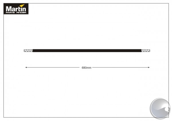 Martin Wire w/term 1x1,5#uL siff 68cm