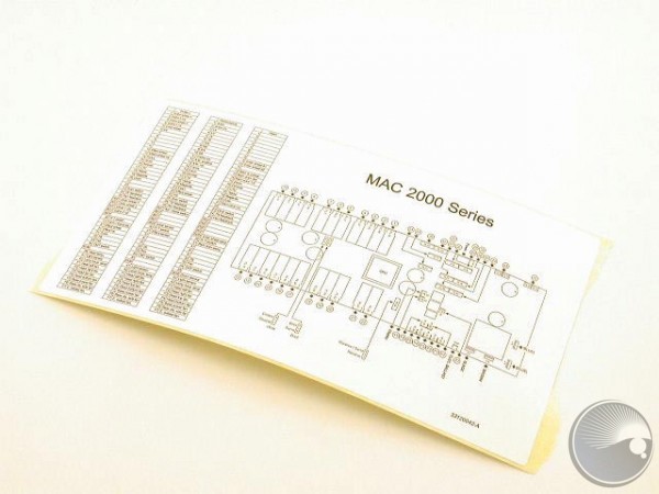 Label PCB connec. M2kII Profil