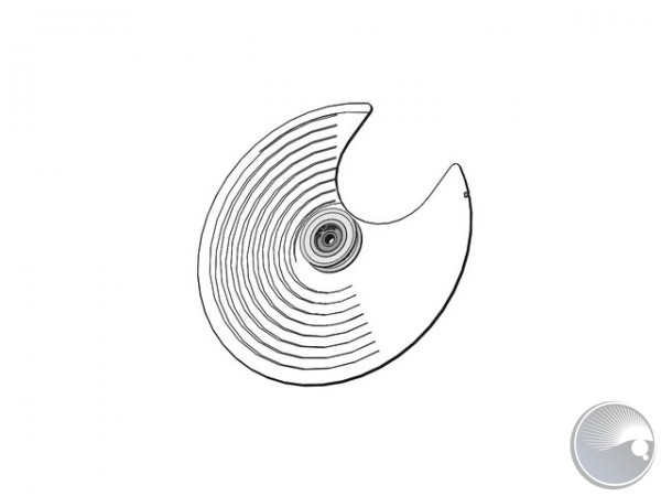 Martin Cyan Wheel w. Bearing, Ext.600