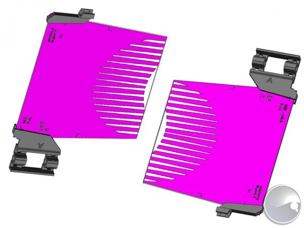 Martin Magenta flag pair MAC III Profile