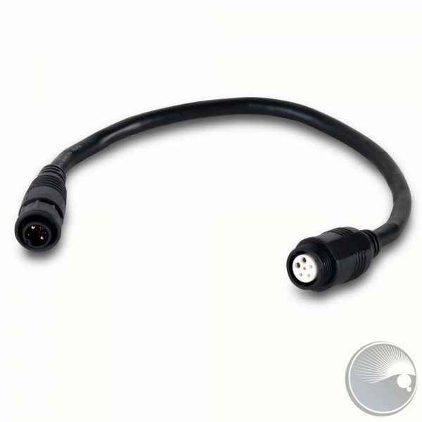 Martin Power + Data Adapter, BBD male to M16 female, 0,25m