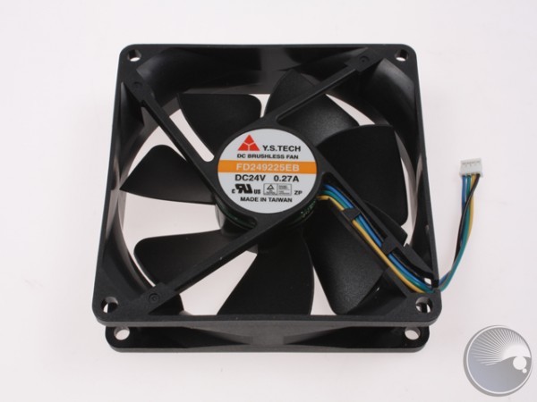 Fan 24V DC, 92x92x25mm Axial, 4-Wire