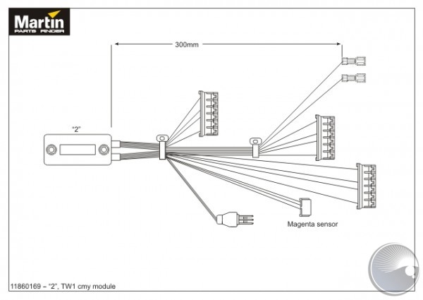 Martin Wireset 2, TW1 cmy module