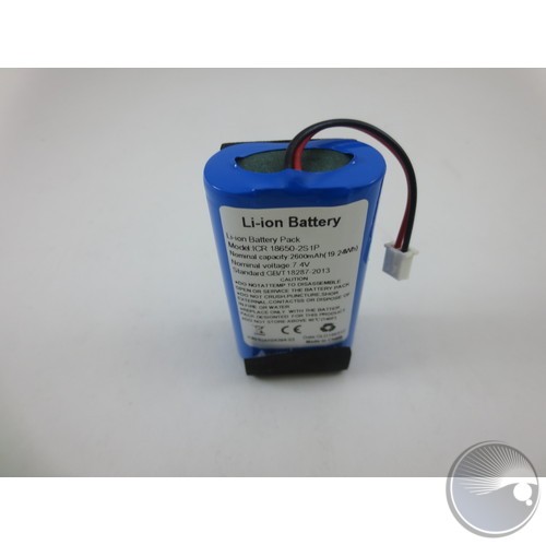 Battery 7.4V 2600mAh 21 60mm 5mm 18650-2S1P-2.6AH 02AK04394-03 (BOM#9)