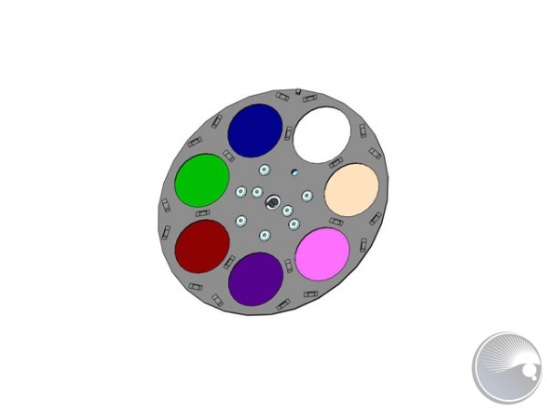 Color wheel, MAC250 Wash