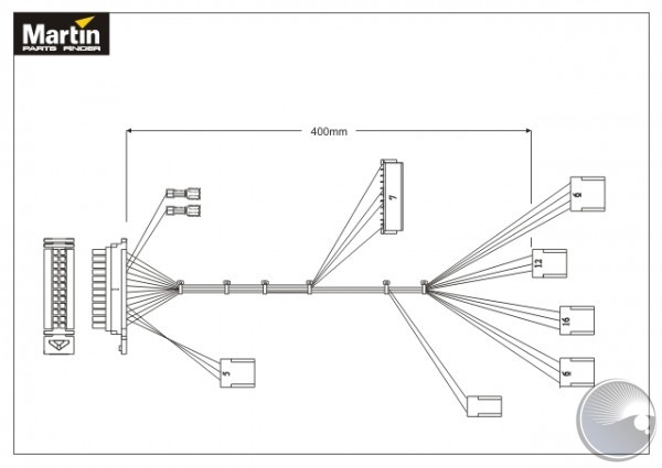 Martin Wireset 1, color/gobo module, MAC550 Prf