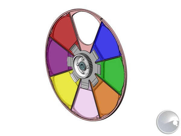 Color wheel with colors Wash