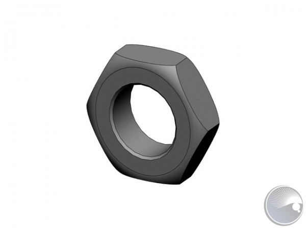 Hex Nut M6x3,2 bl.Cr3 DIN439B