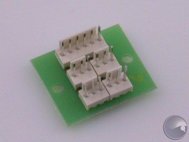 PCBA Connector 1x6pol+4x3pol