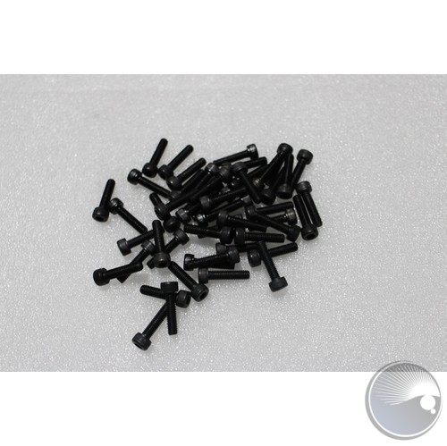 Fixings Bolt M5x20mm Hex Skt Steel Black