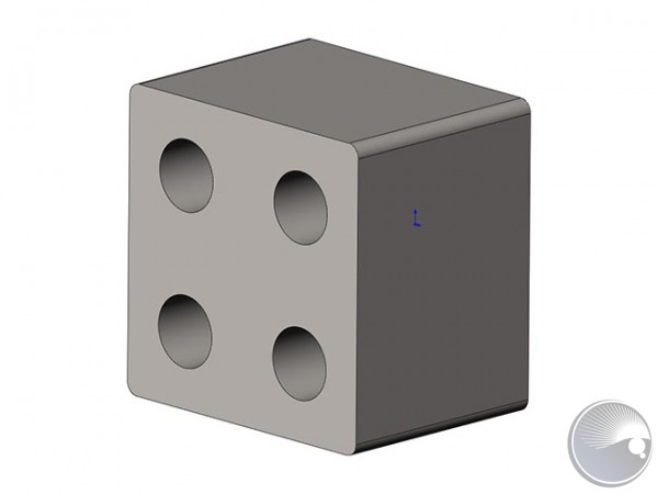 PCB spacer block 9mm