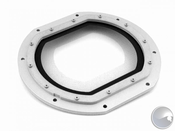 Frontgable assbl. with glass, Ext 200