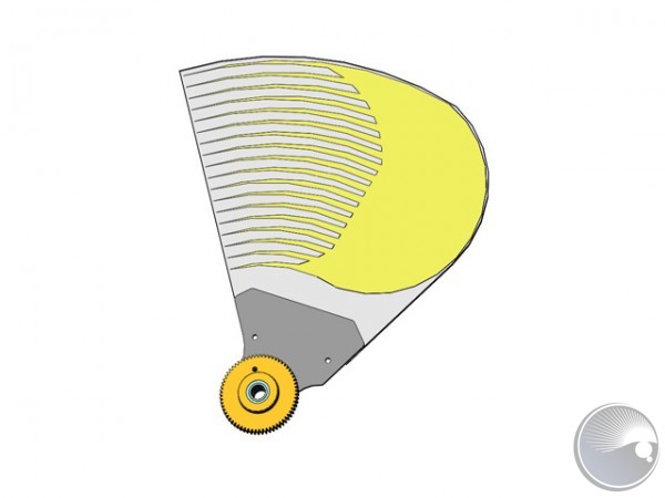 Yellow A Flag w. Toothwheel