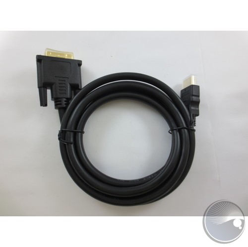 Cable, HDMI Lead, Male to DVI-D Male, 1.8m