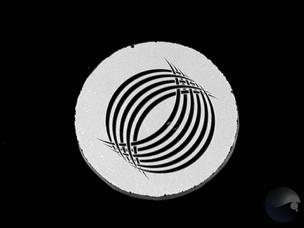 Gobo, Crossed Crescents, D27.9/d23, colo