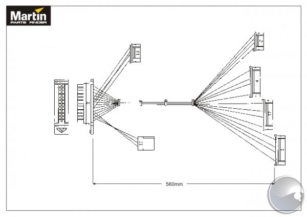 Martin Wireset 2, color/gobo module, MAC 550 Pr