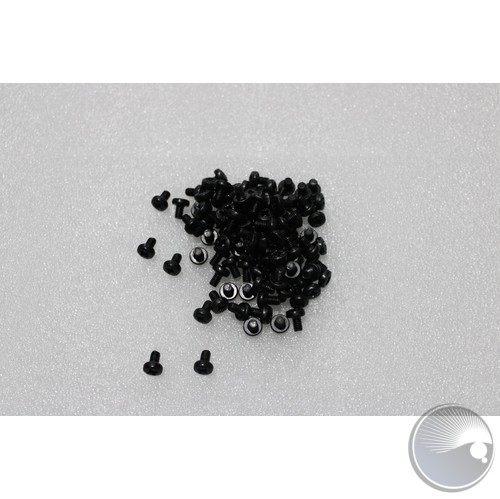 Fixings Screw P/H M4 x 6 Blk