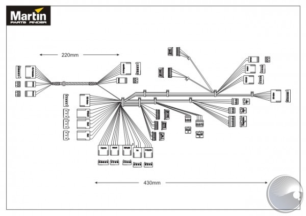 Wireset for color/gobo, MAC III