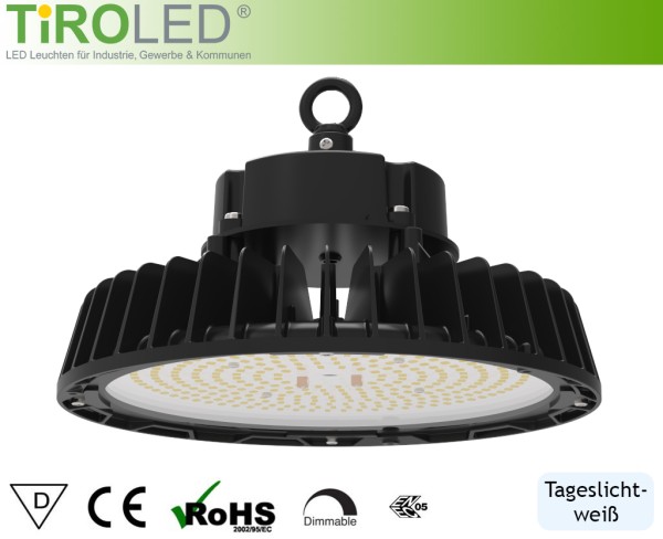 100 Watt LED Hallenleuchte | 1-10V dimmbar | 120° Abstrahlwinkel | 18.000 lm | 5700 K | IP65 | "Nova