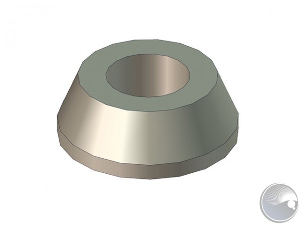 Spacer for pan stop