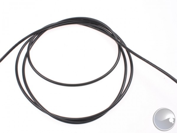 Wire black 1x1,5# lify 126cm