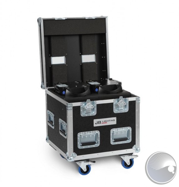 2-fach Flightcase für Sparx10 von Amptown mit Sip-Einsatz