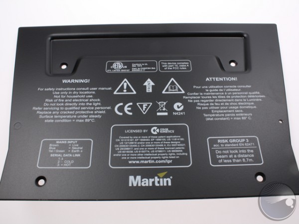 Bottomplate assy with warnings, StageBar