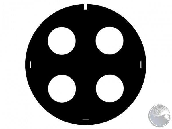 Gobo, 4 Dots, D47/d36, hm glass