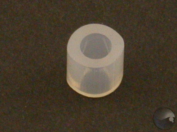 Silicone tube, d=5 D=9 L=9 mm.