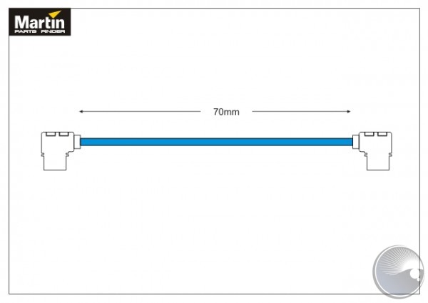 Wire blue 1x1,5# 9cm