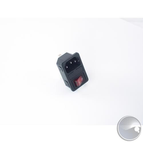 IEC socket W/ Fuse (BOM#38)